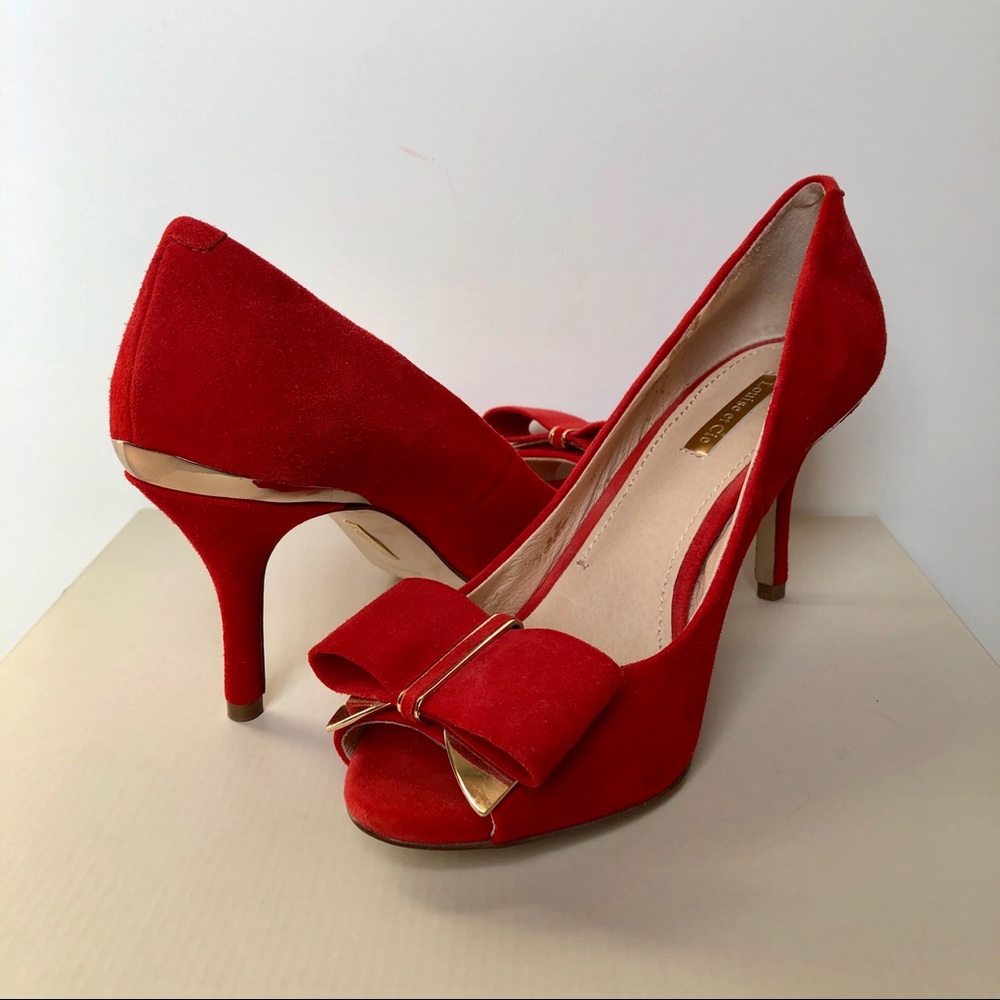 Brand new gorgeous Louise et Cie heels red 8.5